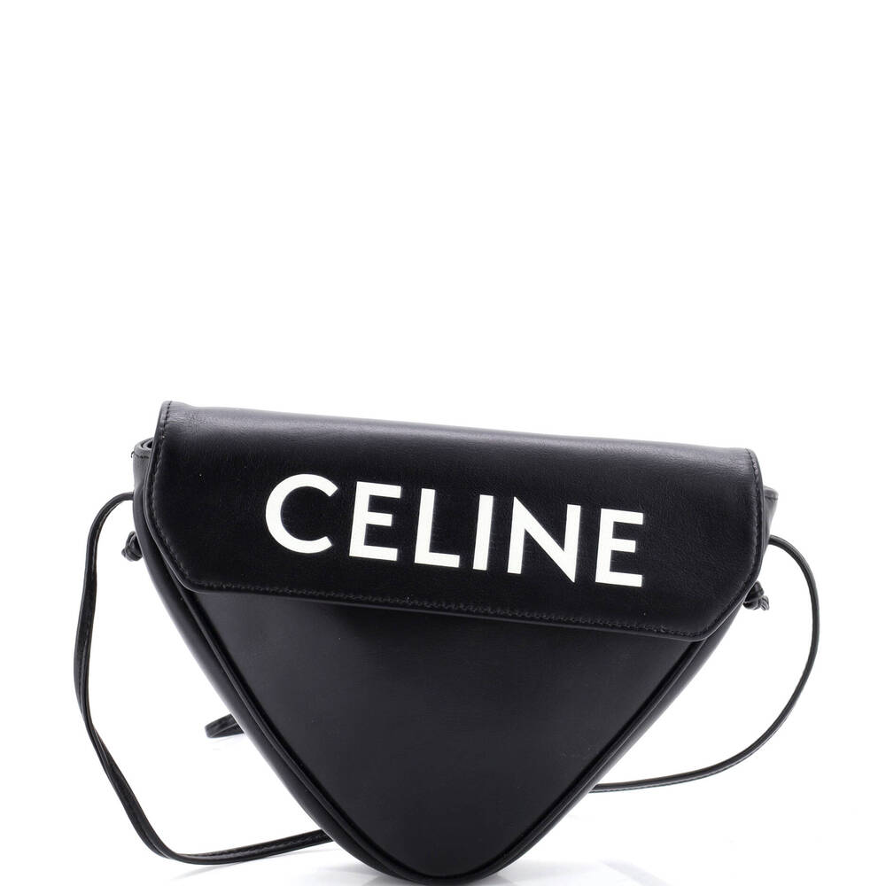 Celine Triangle Bag Leather Small #285105C86B